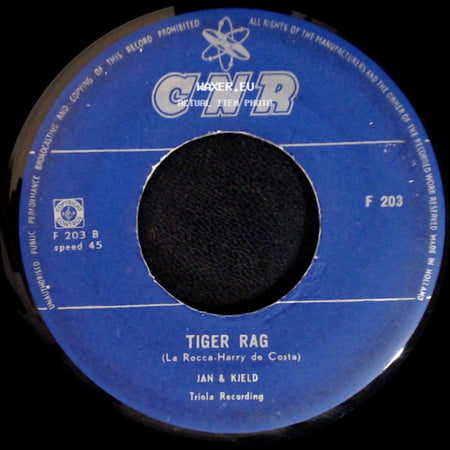 Jan & Kjeld - Tiger Rag / When The Saints Go Marchin' In side A