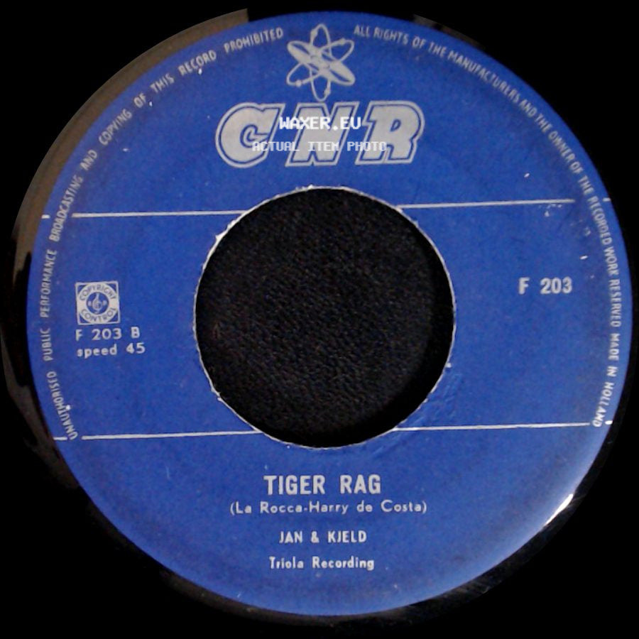 Jan & Kjeld - Tiger Rag / When The Saints Go Marchin' In side A