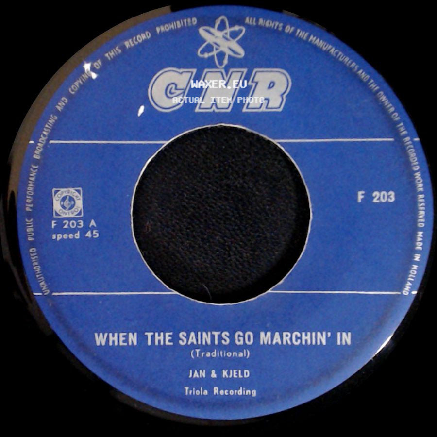 Jan & Kjeld - Tiger Rag / When The Saints Go Marchin' In side B