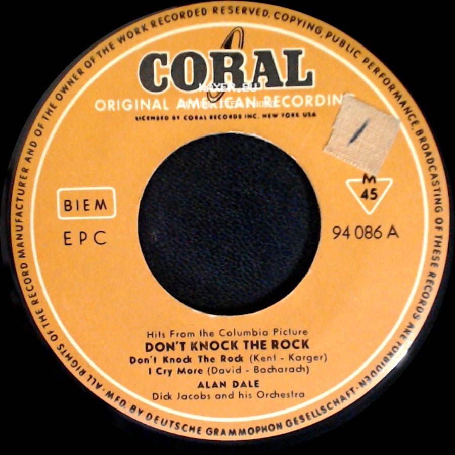 Alan Dale - Don't Knock The Rock / Don't Knock The Rock side A