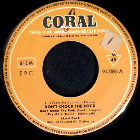 Alan Dale - Don't Knock The Rock / Don't Knock The Rock side A