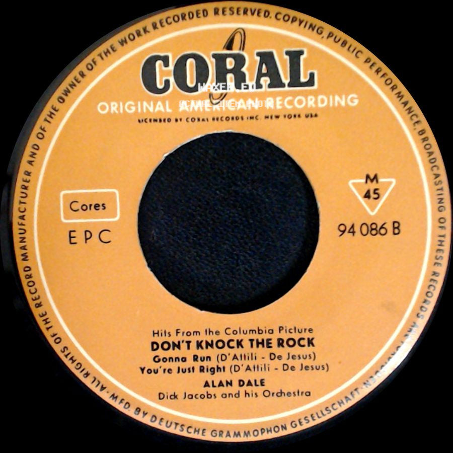 Alan Dale - Don't Knock The Rock / Don't Knock The Rock side B