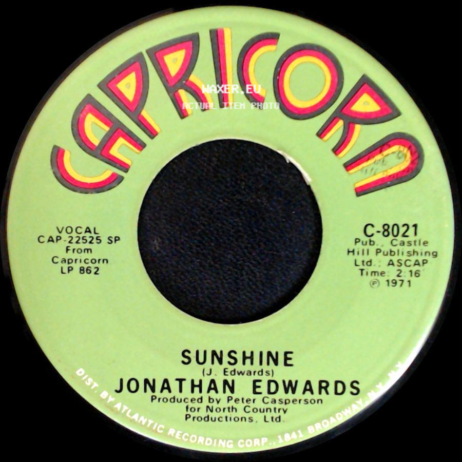Jonathan Edwards - Emma / Sunshine side B