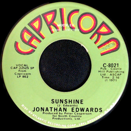 Jonathan Edwards - Emma / Sunshine side B