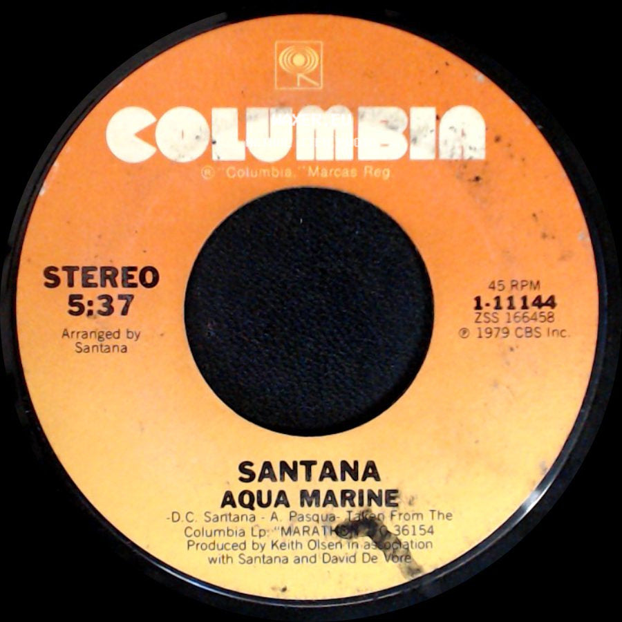 Santana - Aqua Marine / You Know That I Love You side A