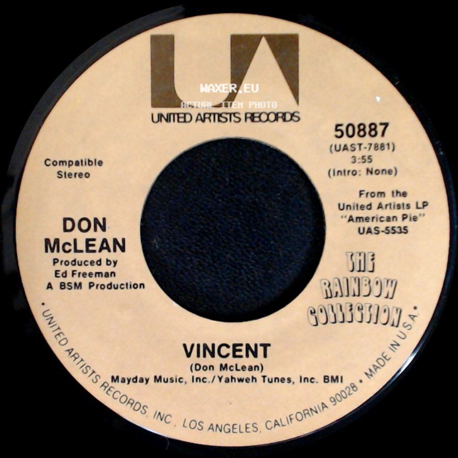 Don Mclean - Vincent / Castles In The Air side A