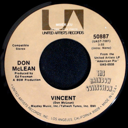 Don Mclean - Vincent / Castles In The Air side A