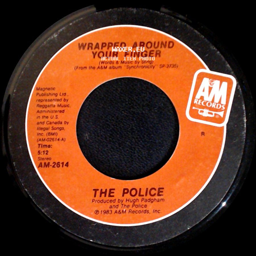 The Police - Wrapped Around Your Finger / Tea In The Sahara (Live Version) side A