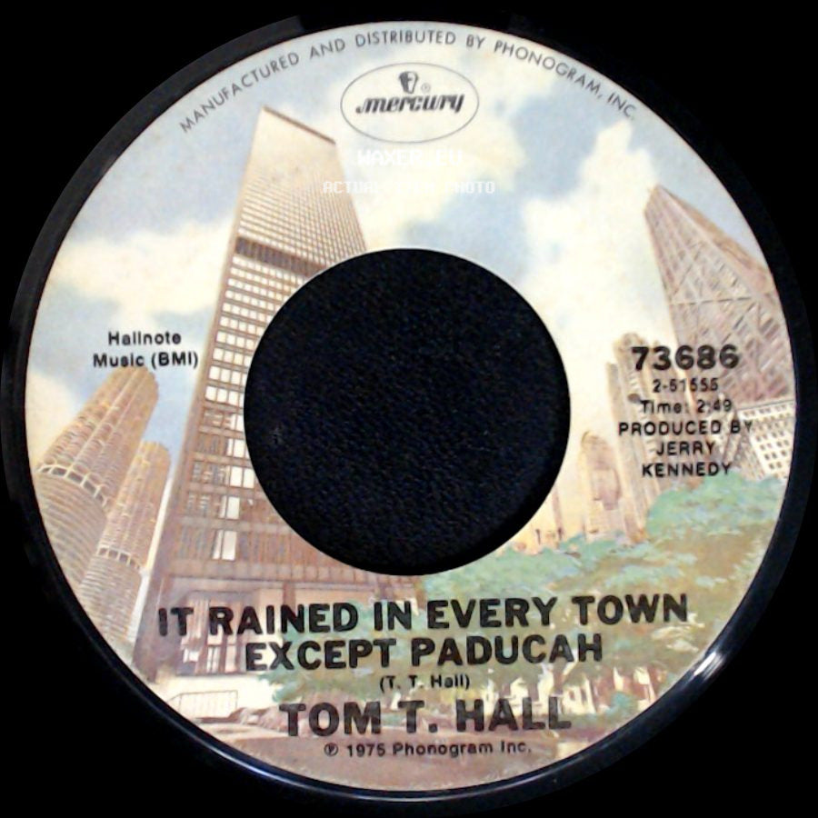 Tom T. Hall - Deal / It Rained In Every Town Except Paducah side B
