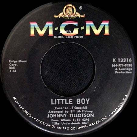 Johnny Tillotson - Little Boy / Angel side A