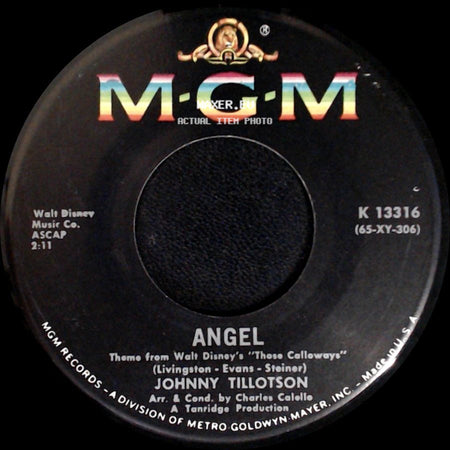Johnny Tillotson - Little Boy / Angel side B