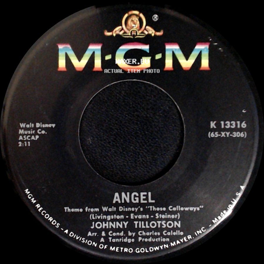 Johnny Tillotson - Little Boy / Angel side B