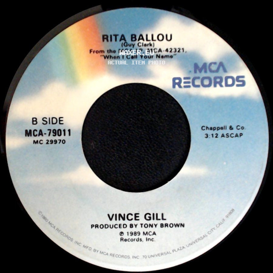 Vince Gill - When I Call Your Name / Unknown Title B side B