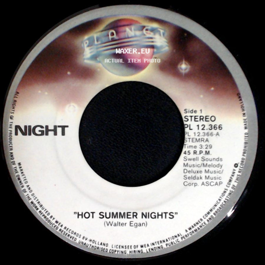 Night - Hot Summer Nights / Party Shuffle side A