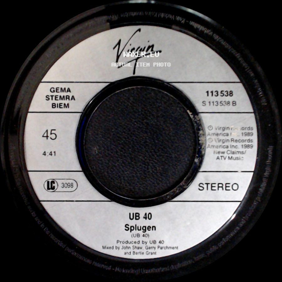 Ub 40 - Splugen / The Way You Do The Things You Do side A