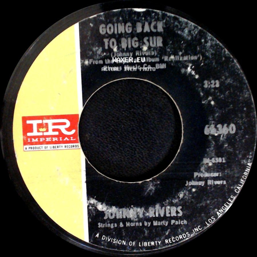 Johnny Rivers - Going Back To Big Sur / These Are Not My People side A