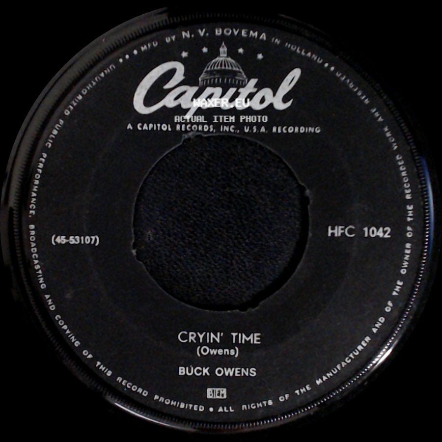 Buck Owens - I've Got A Tiger By The Tail / Cryin' Time side B