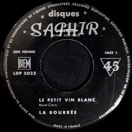 Unknown Artist - Le Petit Vin Blanc / Ça C'est Paris side A