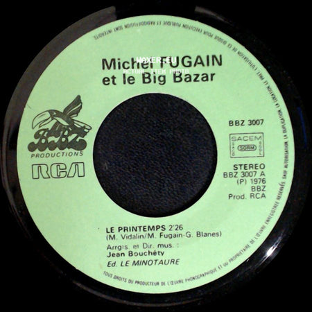 Michel Fugain Et Le Big Bazar - Dis Moi Pourquoi / Le Printemps side B