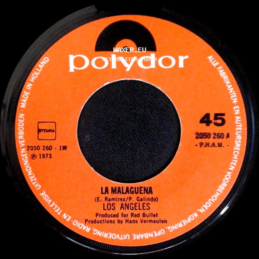 Los Angeles - Ma Cerca De Dios (Chava Regalado) / La Malaguena side B