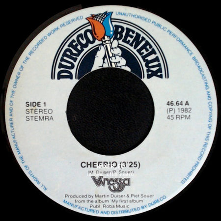 Vanessa - Cheerio / My Music side A