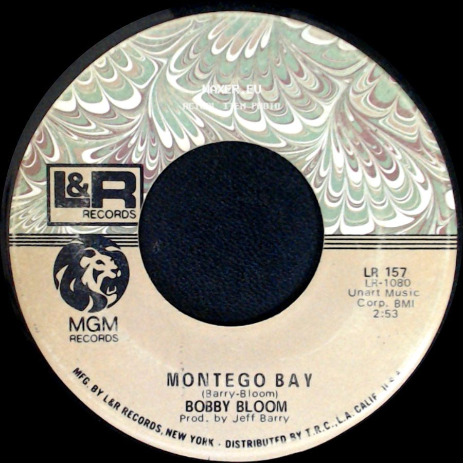 Bobby Bloom - Try A Little Harder / Montego Bay side B