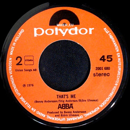 Abba - That's Me / Dancing Queen side A