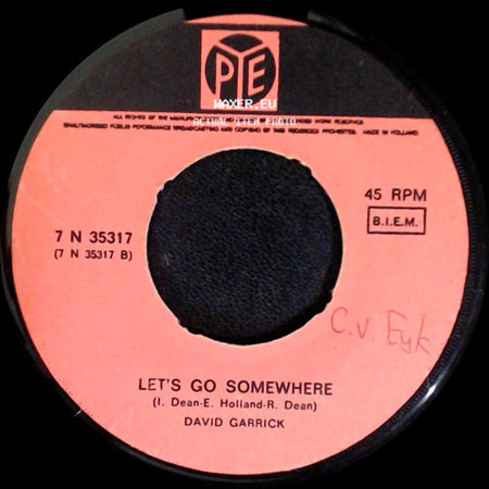 David Garrick - Let's Go Somewhere / Lady Jane side A