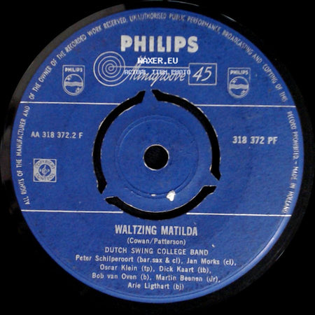 Dutch Swing College Band - Milord / Waltzing Matilda side B