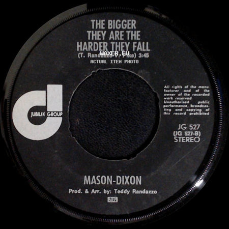 Mason-Dixon - The Bigger They Are The Harder They Fall / Acapulco Gold side A