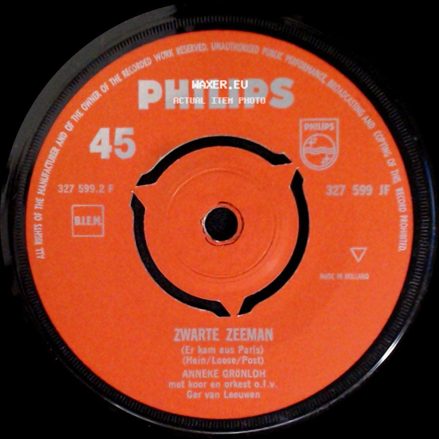 Anneke Grönloh - Zwarte Zeeman / Rozen Hebben Doornen side A