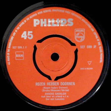 Anneke Grönloh - Zwarte Zeeman / Rozen Hebben Doornen side B