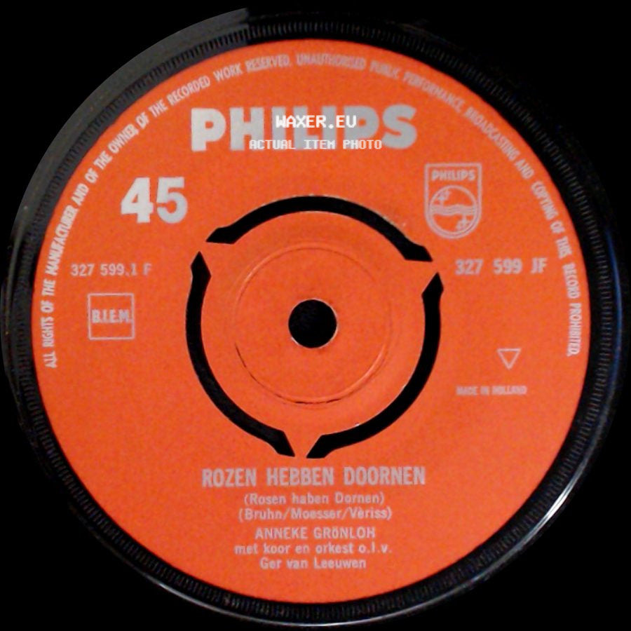 Anneke Grönloh - Zwarte Zeeman / Rozen Hebben Doornen side B