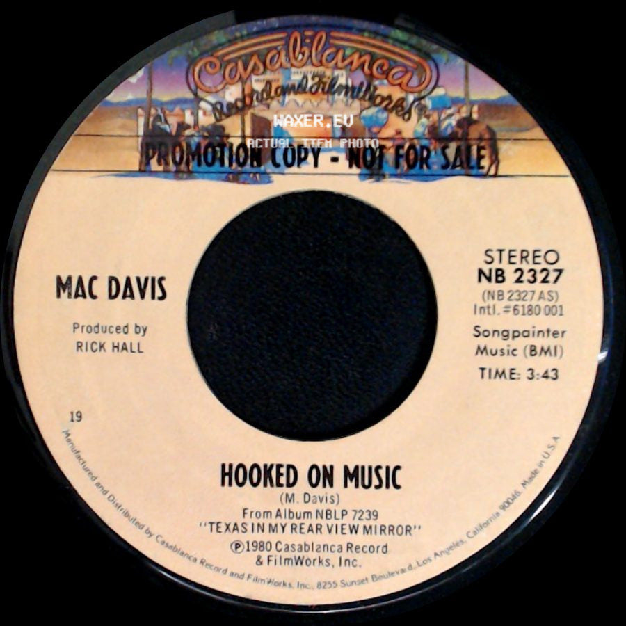 Mac Davis - Hooked On Music / Hooked On Music side A
