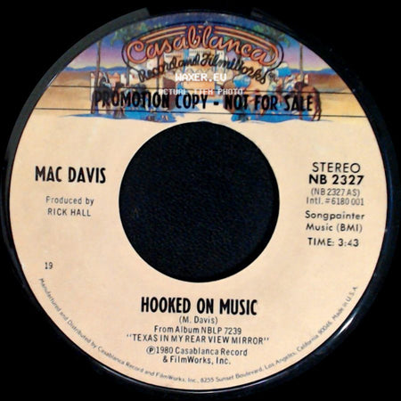 Mac Davis - Hooked On Music / Hooked On Music side B