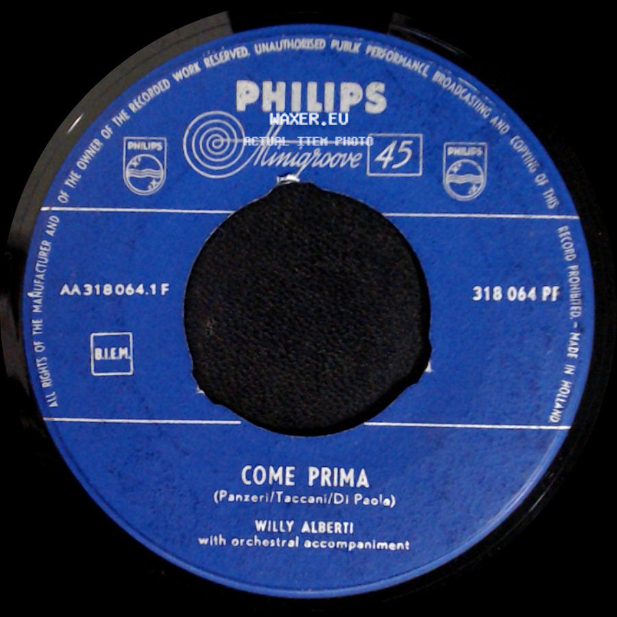 Willy Alberti - Ti Dirò ... / Come Prima side B