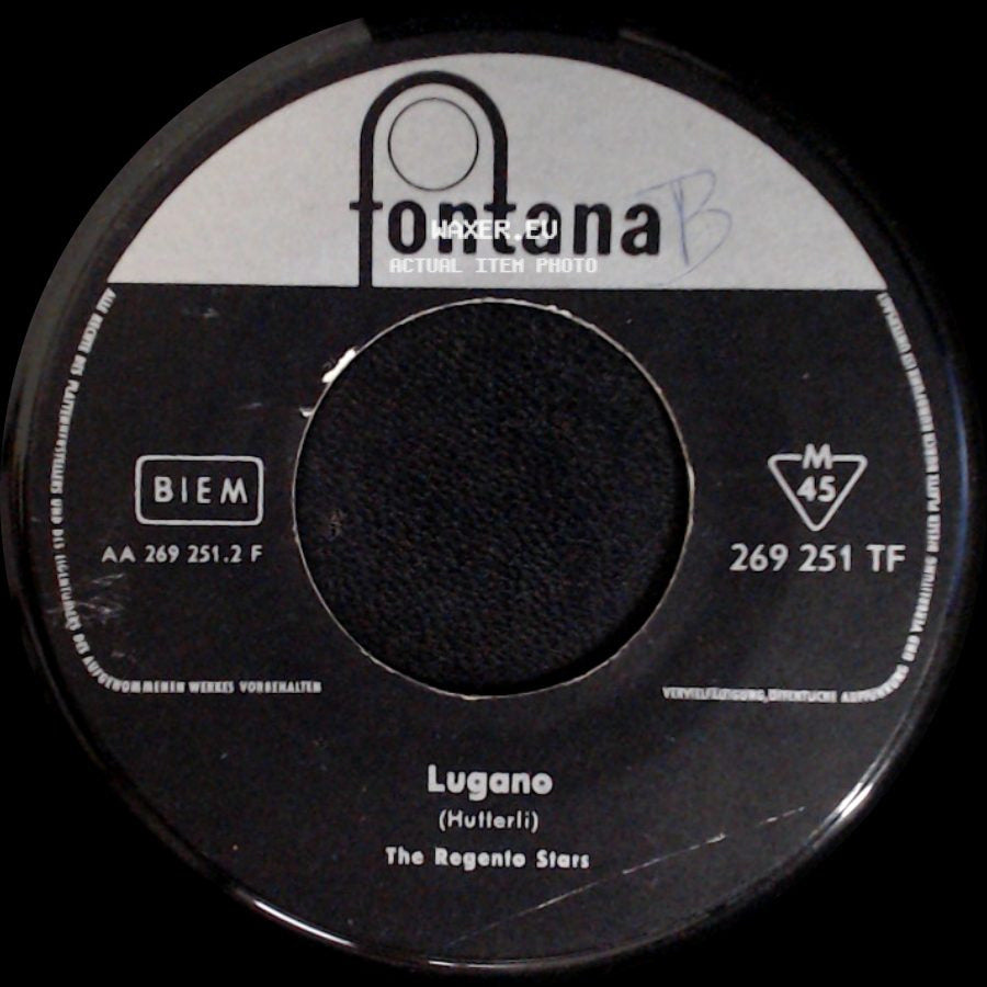 The Regento Stars / The Regents Stars - Lugano / Leila side A