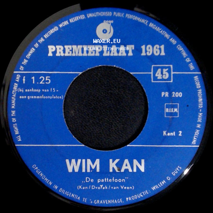 Wim Kan / Toon Hermans - De Pattefoon / De Slinger Van De Koffergrammofoon side A