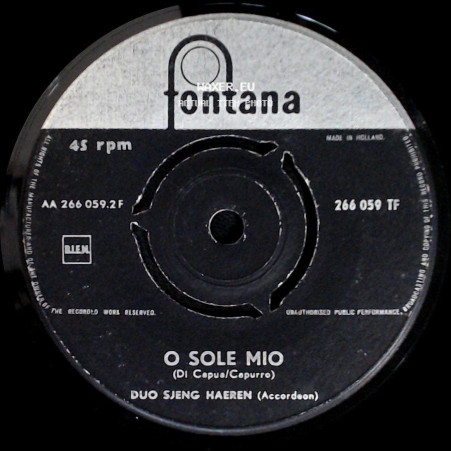 Duo Sjeng Haeren - Wien Bleibt Wien / O Sole Mio side B