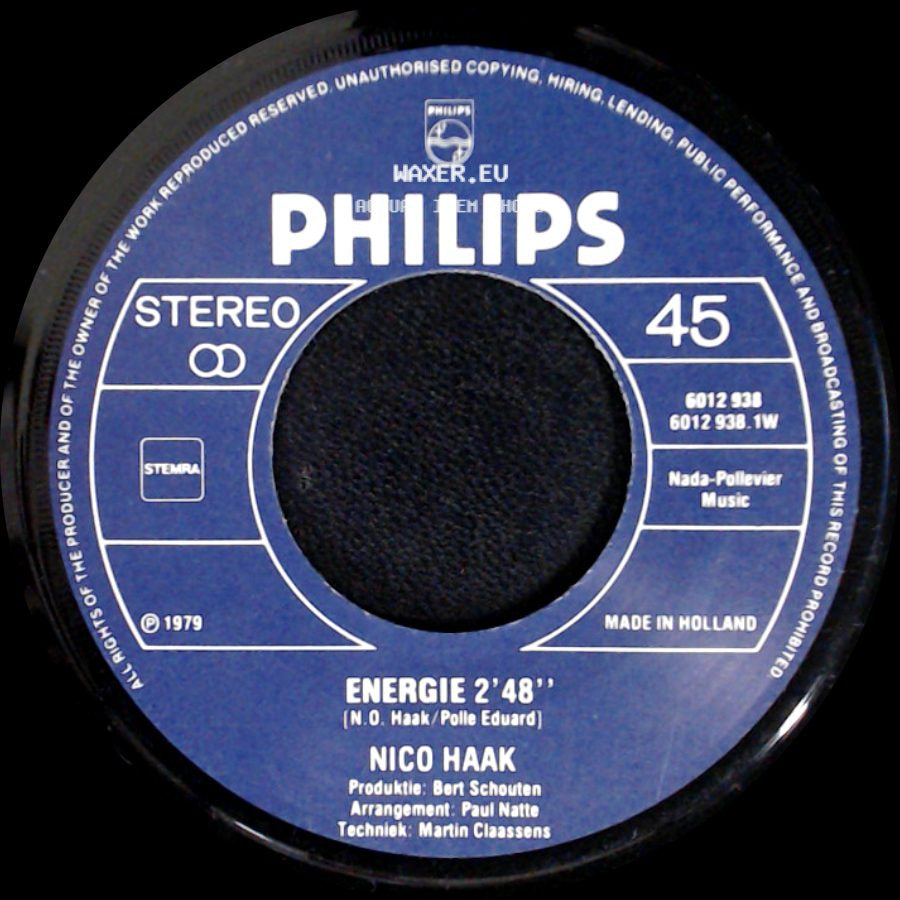 Nico Haak - Energie 2'48'' / Milkshake side A