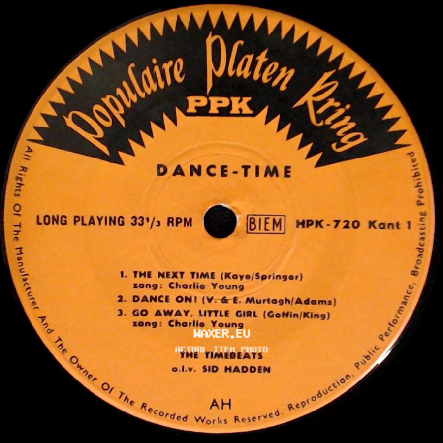The Timebeats - Dance-Time / Unknown Title B side B