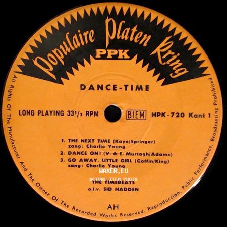 The Timebeats - Dance-Time / Unknown Title B side B