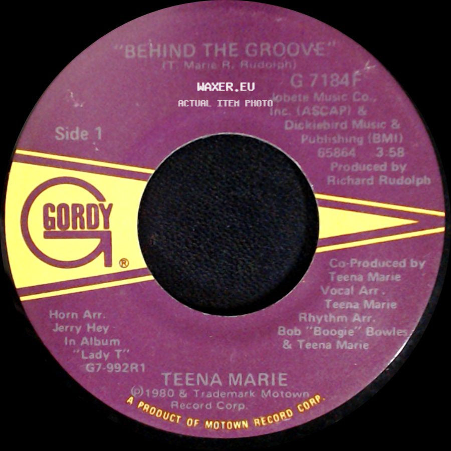 Teena Marie - Behind The Groove / You're All The Boogie I Need side A