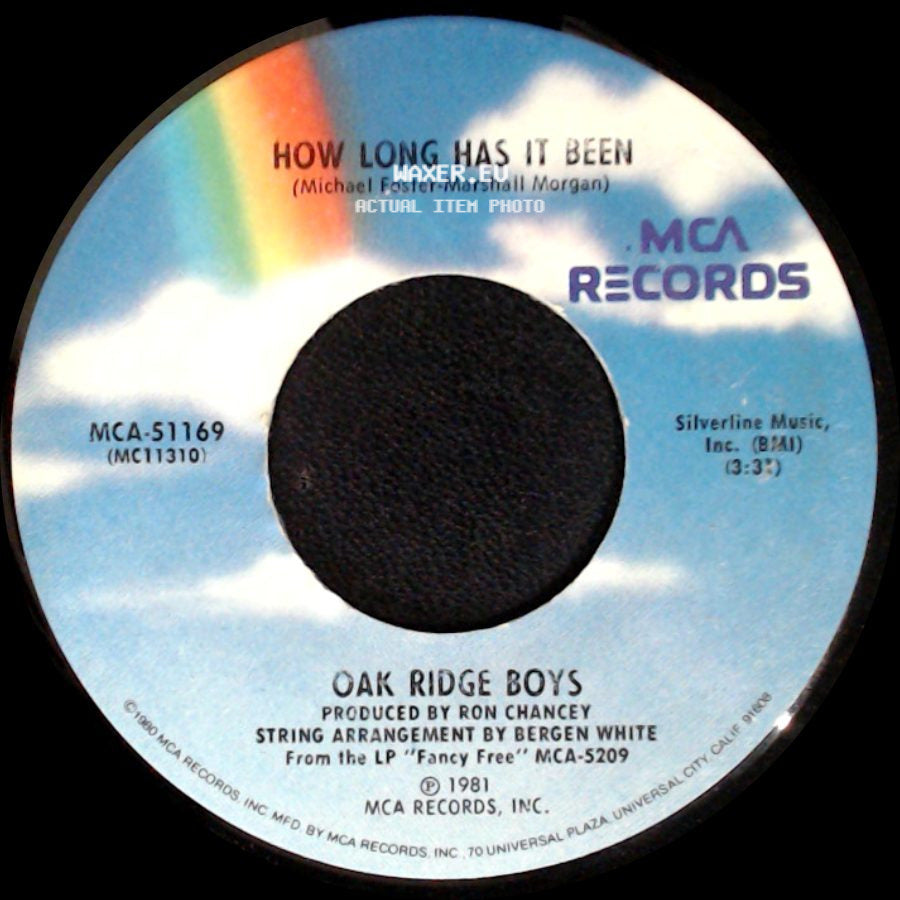 Oak Ridge Boys - Fancy Free / How Long Has It Been side B