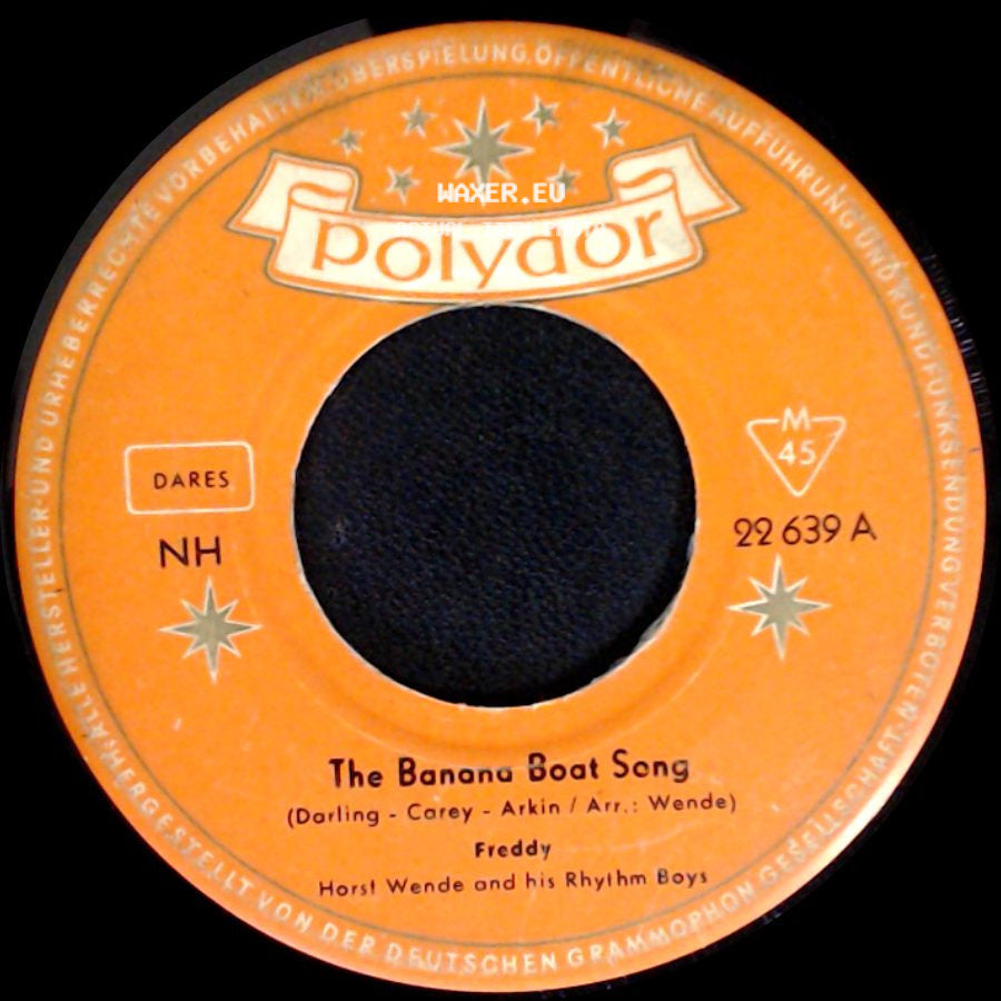 Freddy - The Banana Boat Song / Don't Forbid Me side A