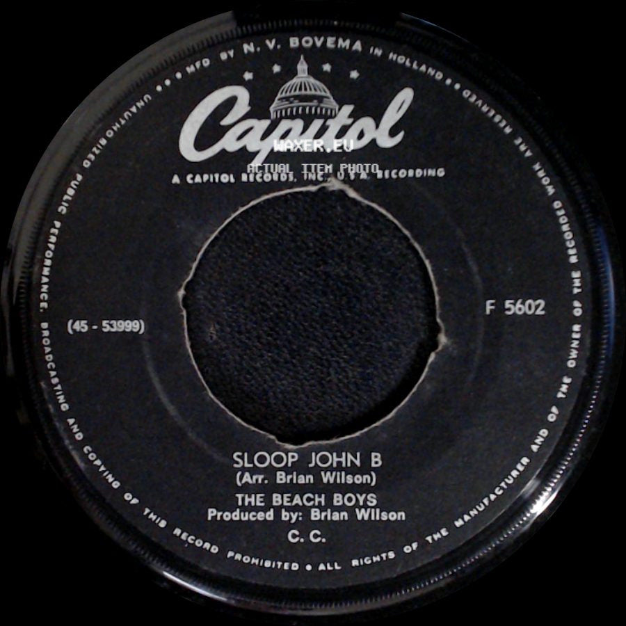 The Beach Boys - Sloop John B / You're So Good To Me side A
