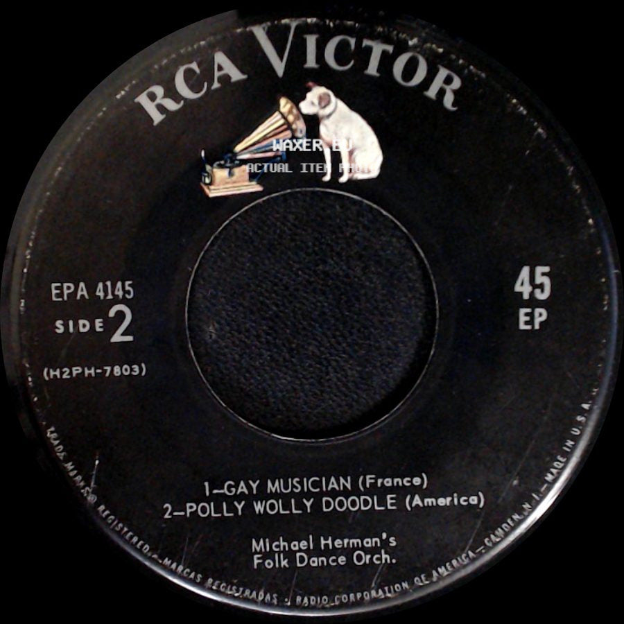 Michael Herman's Folk Dance Orch. - Unknown Title A / Gay Musician / Polly Wolly Doodle side B