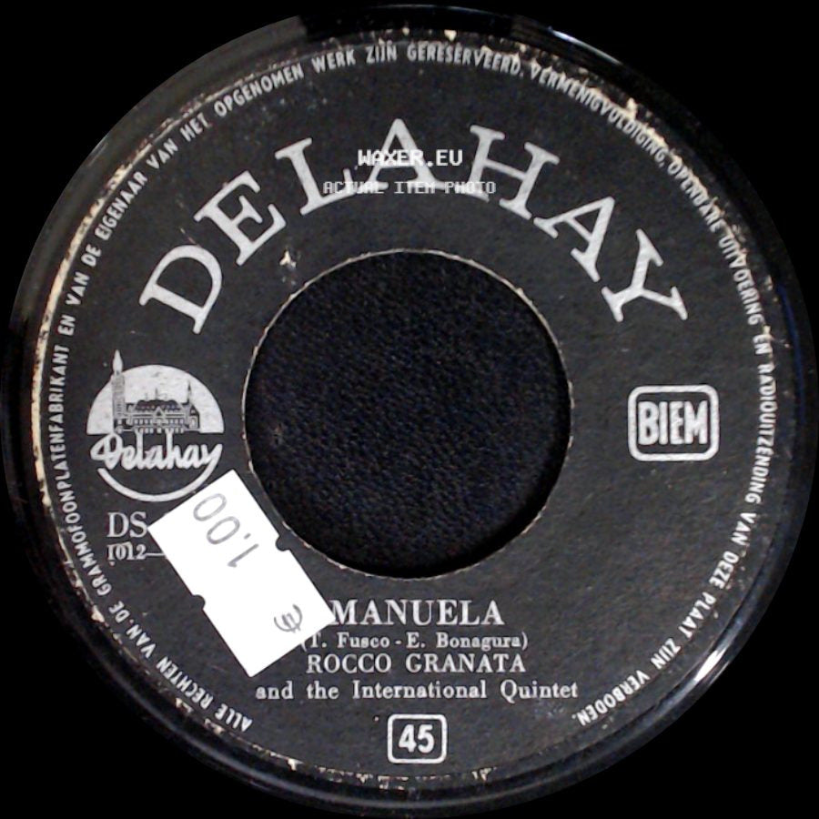 Rocco Granata And The International Quintet - Manuela / Marina side A