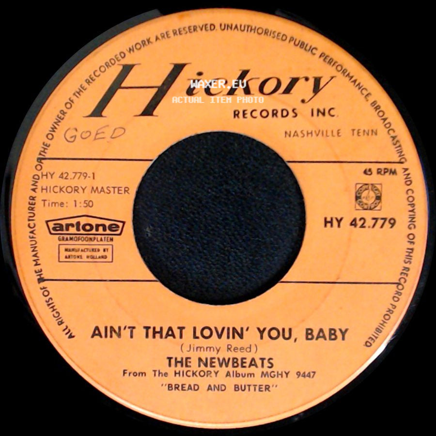 The Newbeats - Thou Shalt Not Steal / Ain't That Lovin' You, Baby side B