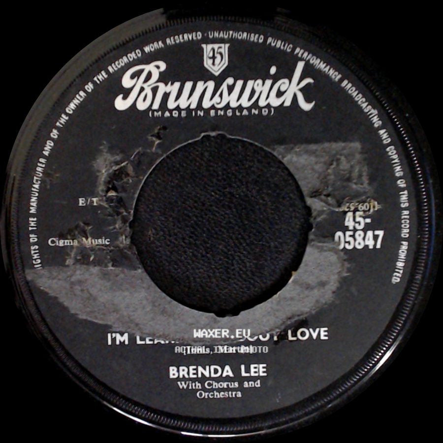 Brenda Lee - Emotions / I'm Leaving You Without Love side B